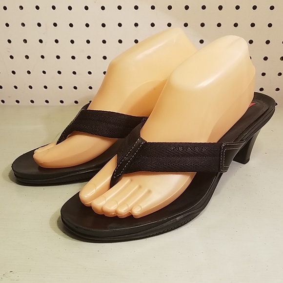 AUTHENTIC PRADA SANDALS - Picture 2 of 8